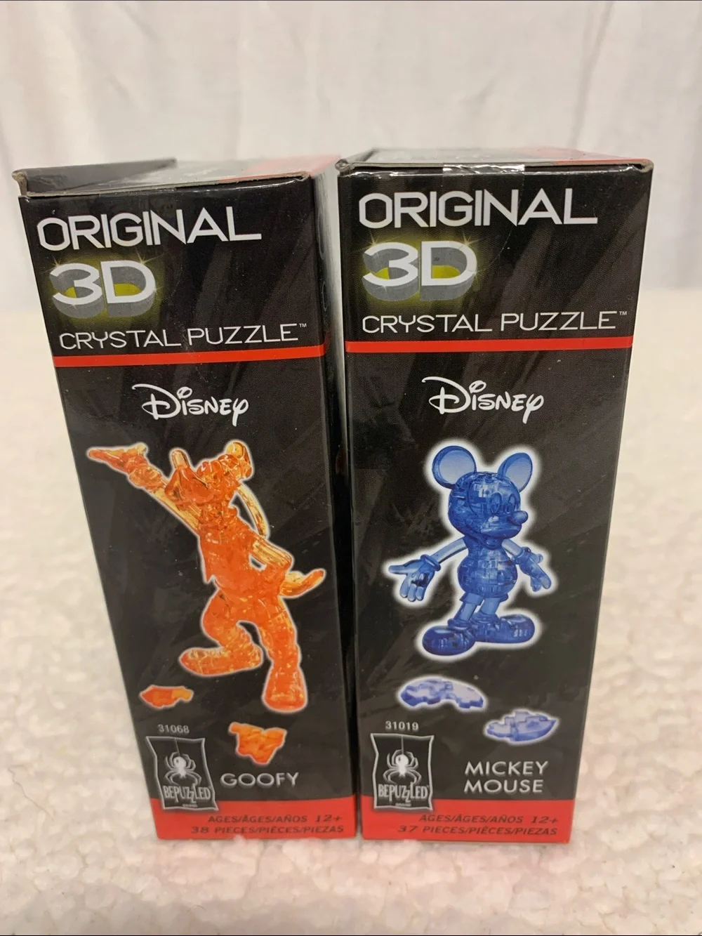 Disney 3D Crystal Goofy & Mickey Mouse Puzzles NEW original 3D Bepuzzled Puzzles